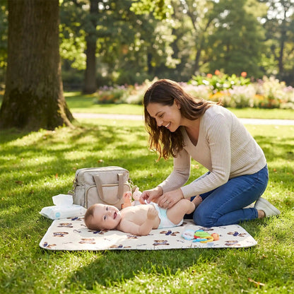 Tapis à langer pour bébé | Réutilisable - Havre Bébé