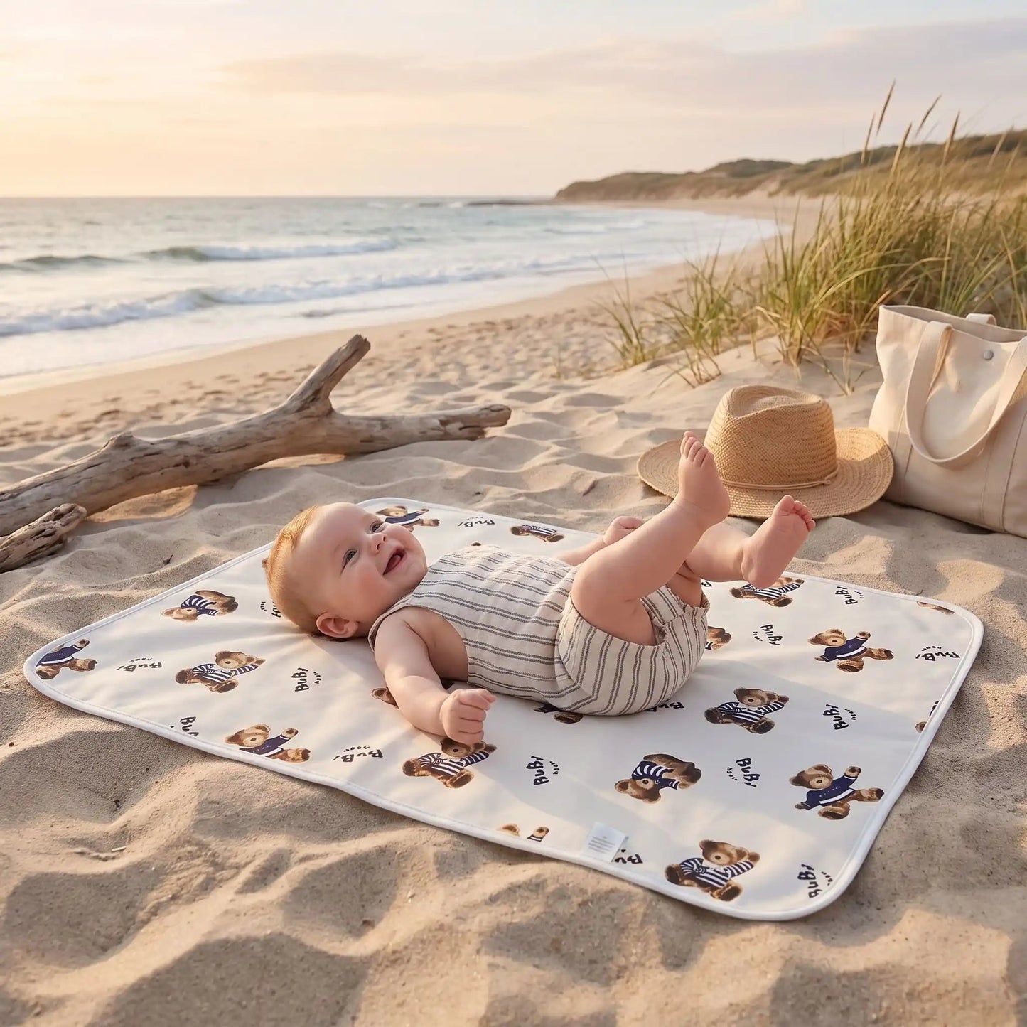Tapis à langer pour bébé | Réutilisable - Havre Bébé
