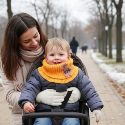 Tour de cou enfant tricot | Douceur Polaire - Havre Bébé