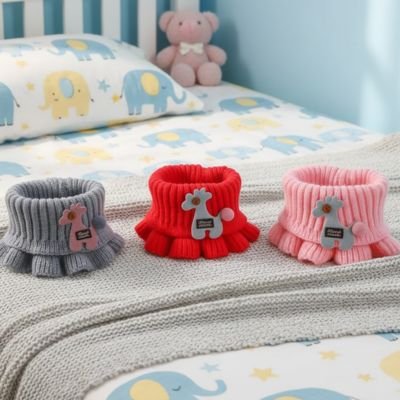 tour de cou pour enfant douceur différentes couleurs